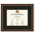 Award Certificate Framed in Studio Line Frame (15"x18")